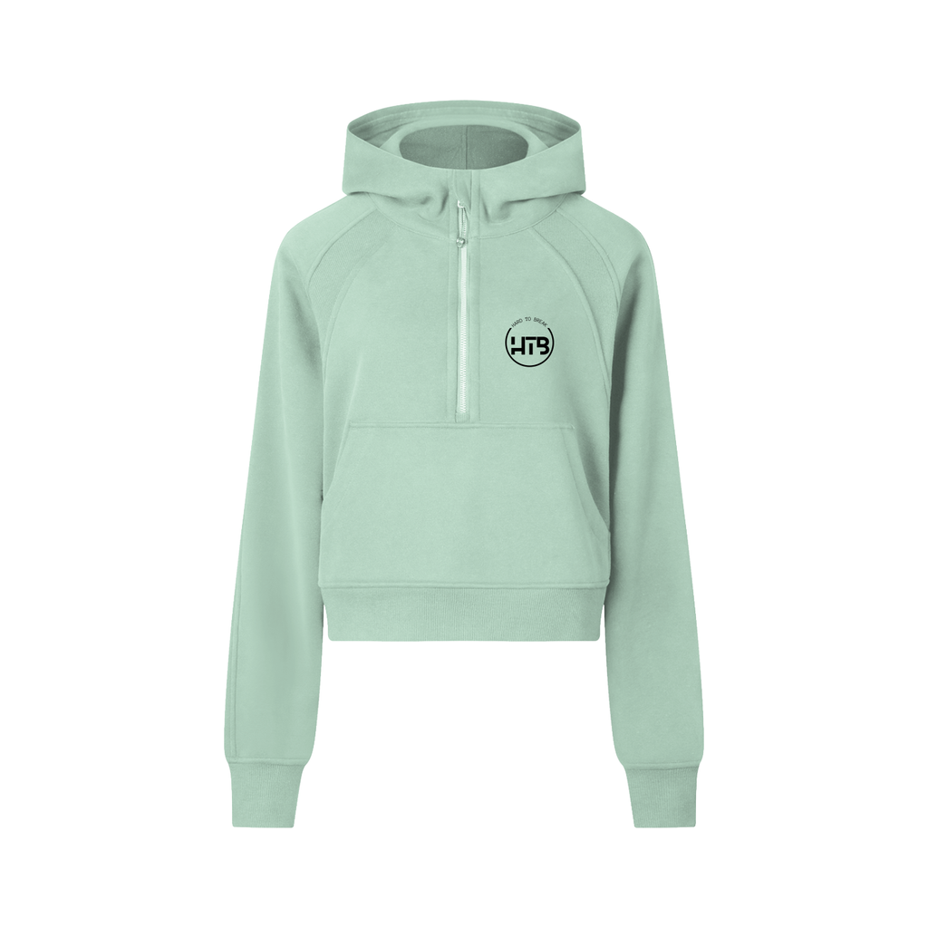 The O.G Cropped Half-Zip Hoodie - Light range - Women's