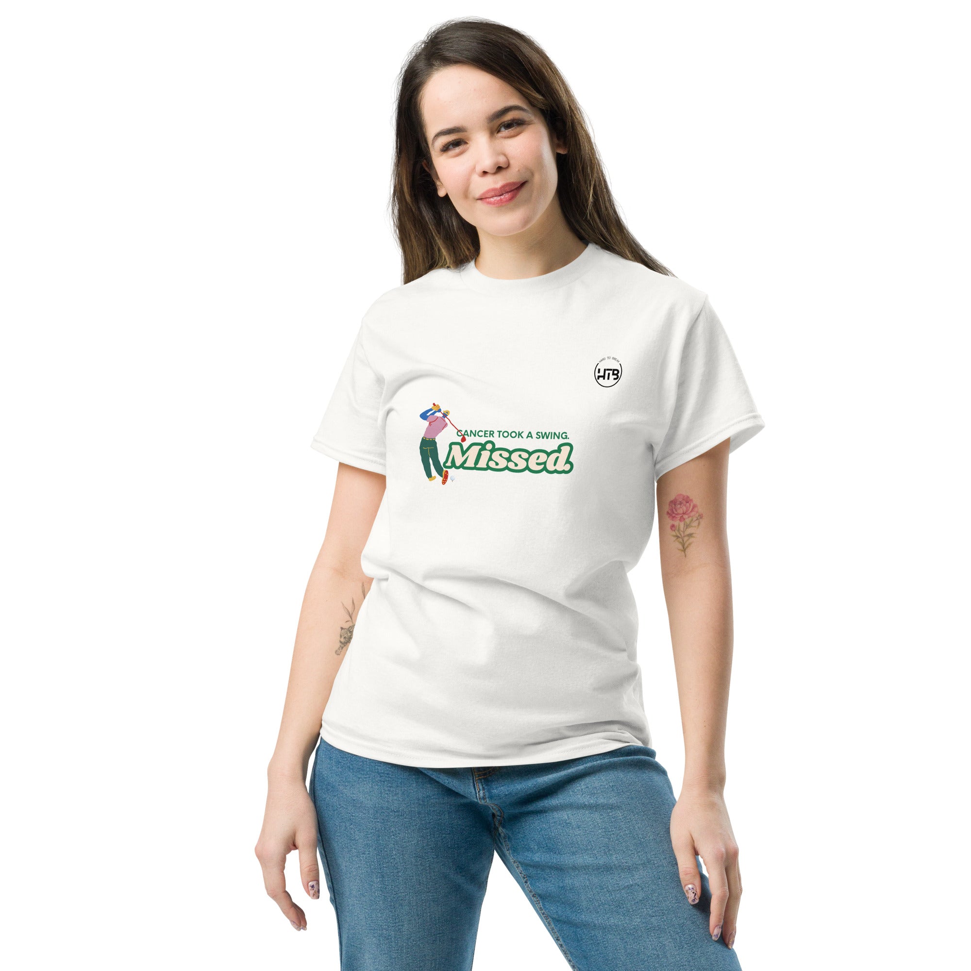 Took a swing Unisex classic tee - White