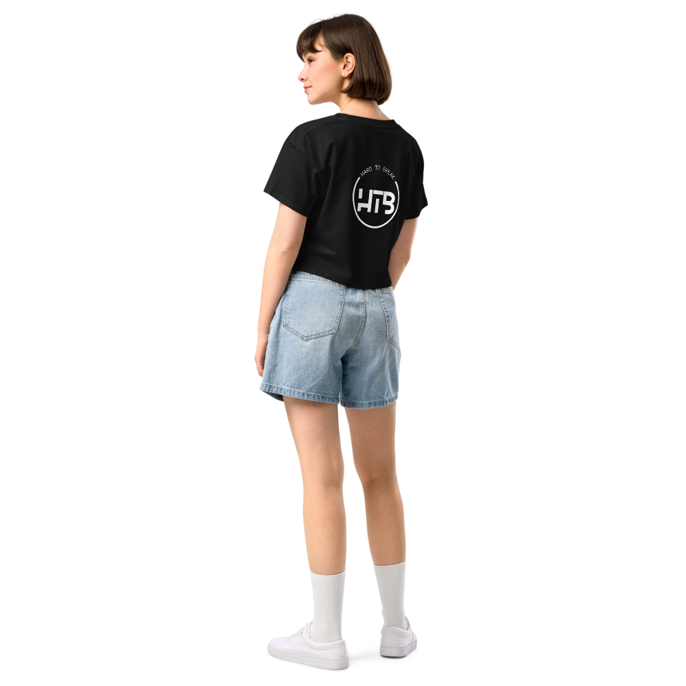 Keeping Baddie Status Crop Top - Black